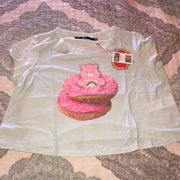 Iron Fist Tops - Iron Fist CareBears crop T